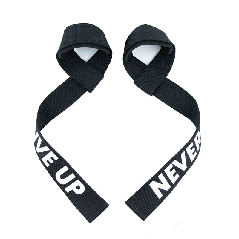 1 Pair Gym Lifting Straps Fitness Gloves Anti-Slip Hand Wraps Wrist Straps Support for Weight Lifting Powerlifting Training