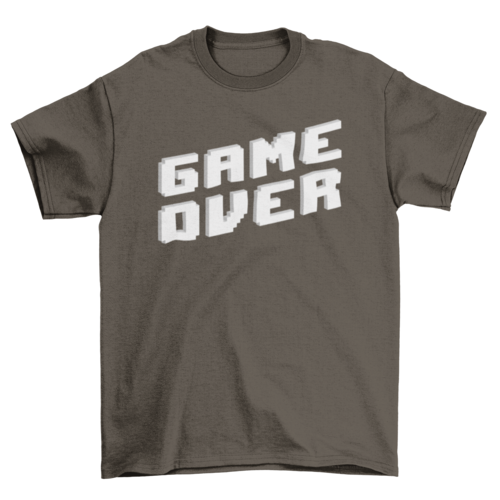 Camiseta Game over Gamer Unisex