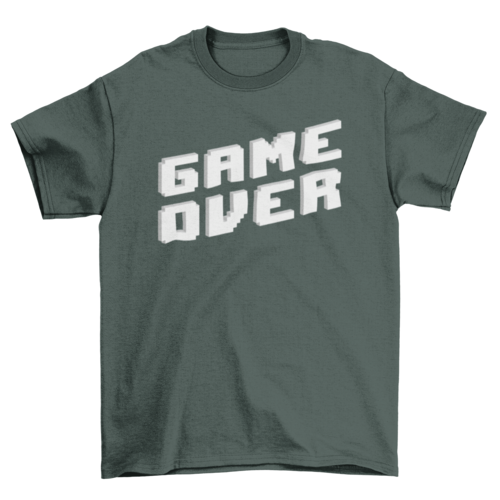 Camiseta Game over Gamer Unisex