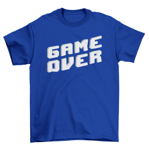 Camiseta Game over Gamer Unisex