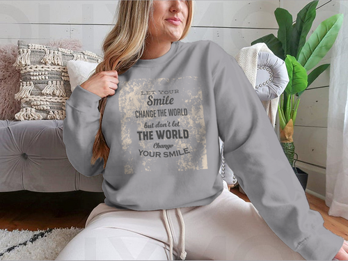 Deja Que Tu Sonrisa Cambie El Mundo, Pero No Dejes Que El Mundo Cambie la tuya