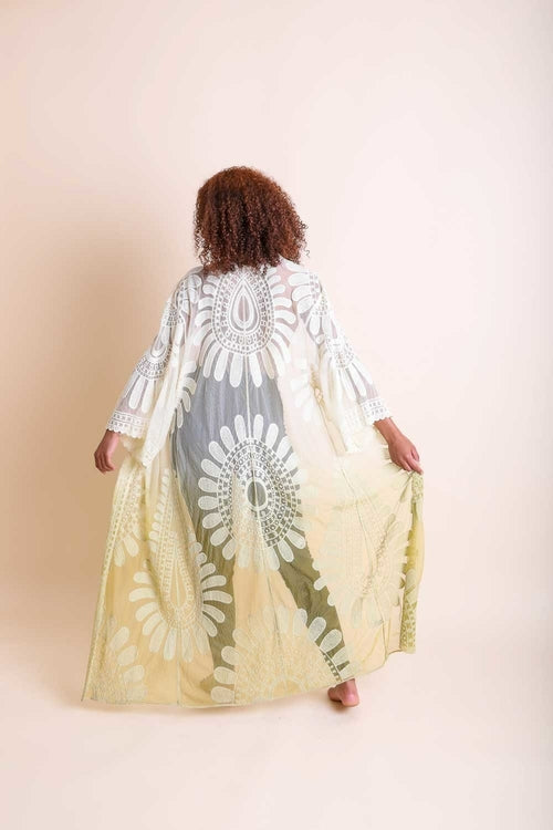 Kimono Ombre Bohemian Lace