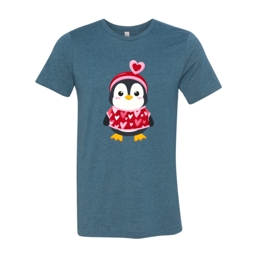 Camisa de pingüino de San Valentín
