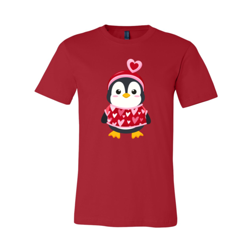 Camisa de pingüino de San Valentín