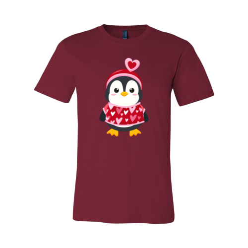 Camisa de pingüino de San Valentín