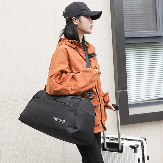 Fitness, separación seca y húmeda, entrenamiento, deportes, bolsa de viaje portátil de corta distancia, bolsa de natación de gran capacidad para hombres y mujeres