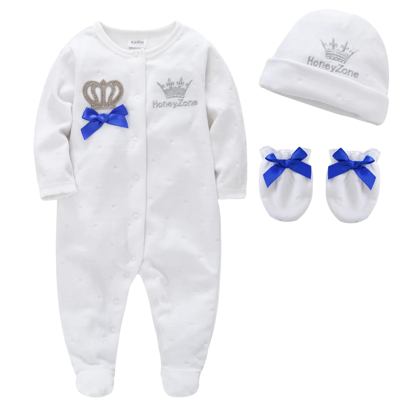 Baby Girl Clothes Set Boy Pijamas Bebe Fille with Hats Gloves Cotton Breathable Soft Ropa Bebe Newborn Sleepers Baby Pjiamas