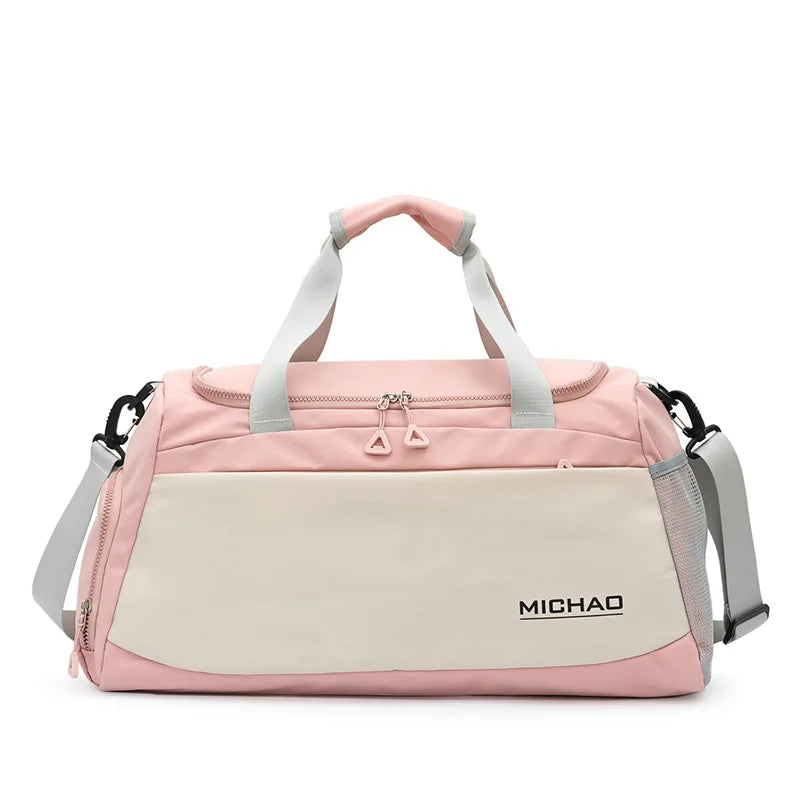 Fitness, separación seca y húmeda, entrenamiento, deportes, bolsa de viaje portátil de corta distancia, bolsa de natación de gran capacidad para hombres y mujeres