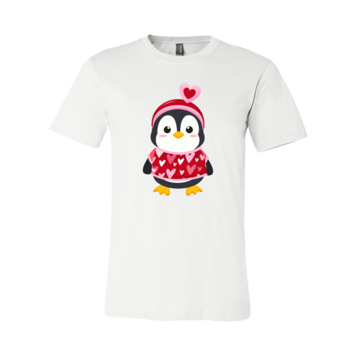 Camisa de pingüino de San Valentín