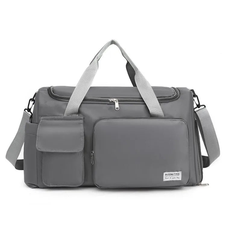 Bolsa de deporte para mujer, fitness seco, mojado, separación, natación, entrenamiento, equipaje multifunción para hombres, bolsa de viaje de un hombro