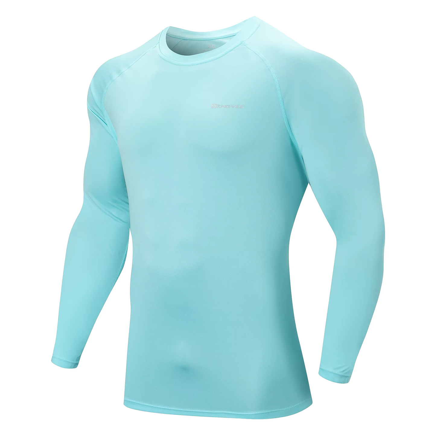 Camiseta ligera de manga larga para hombre UPF 50+ Rash Guards de buceo Protección UV Camiseta ligera de corte holgado Natación de secado rápido Camiseta de surf
