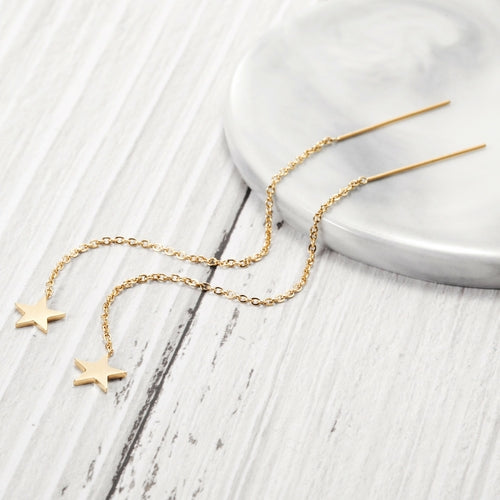 PENDIENTES STAR THREADER