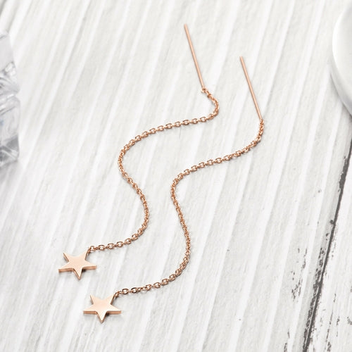 PENDIENTES STAR THREADER