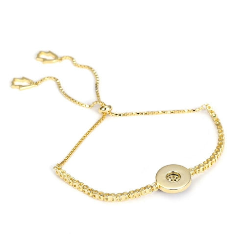 Pulsera de plata de ley con dijes de mal de ojo