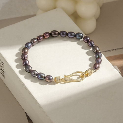 PULSERA DE PERLAS DE AGUA DULCE