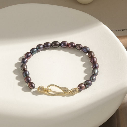 PULSERA DE PERLAS DE AGUA DULCE