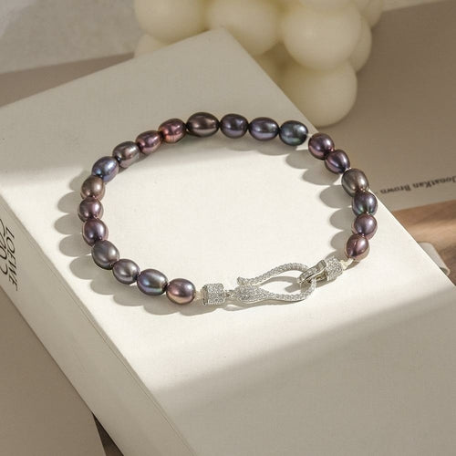 PULSERA DE PERLAS DE AGUA DULCE