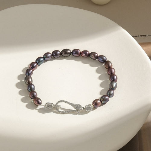 PULSERA DE PERLAS DE AGUA DULCE
