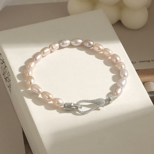 PULSERA DE PERLAS DE AGUA DULCE