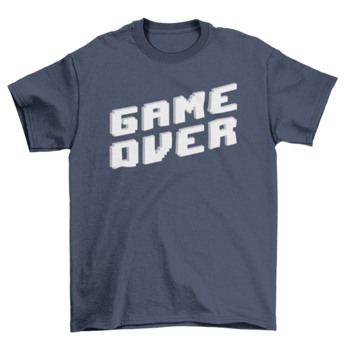 Camiseta Game over Gamer Unisex