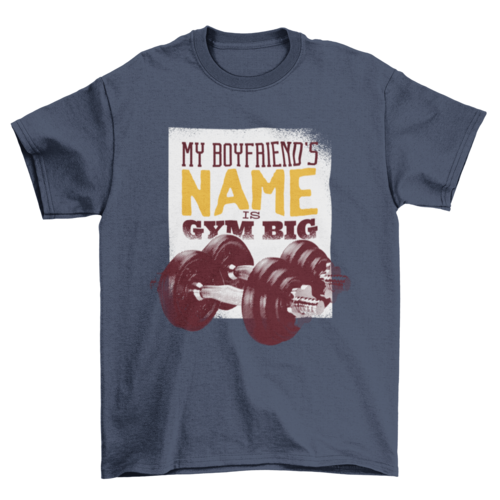 Playera Gym Big Boyfriend