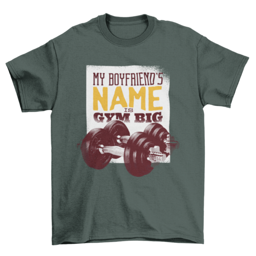 Playera Gym Big Boyfriend