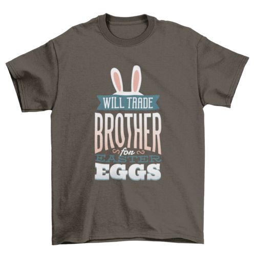 Playera con diseño Trade Brother for Eggs
