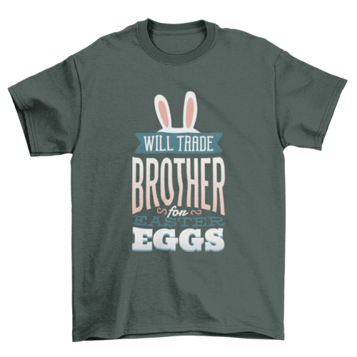Playera con diseño Trade Brother for Eggs
