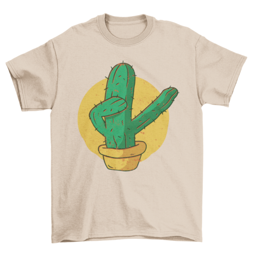Camiseta de cactus Dabbing