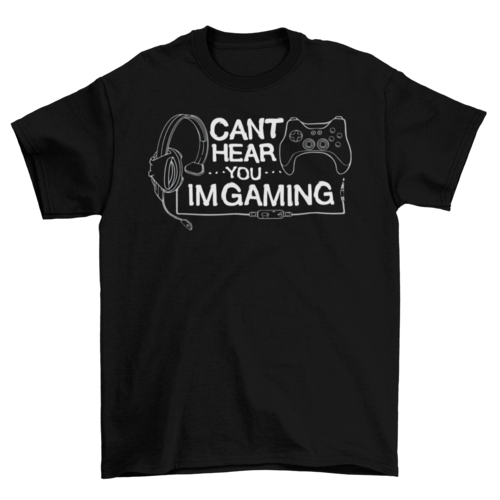 Camiseta Headphones joystick