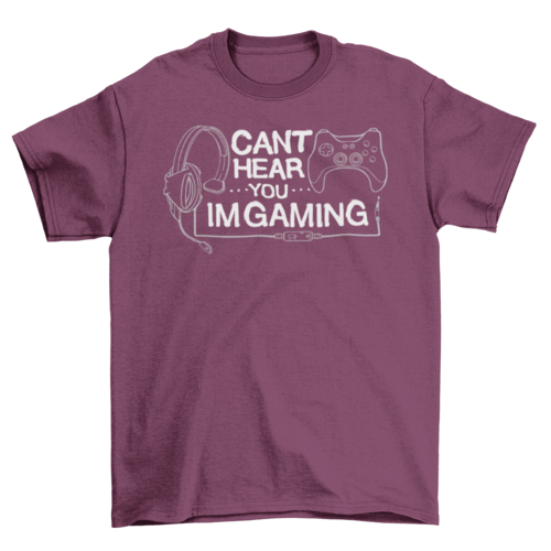 Camiseta Headphones joystick