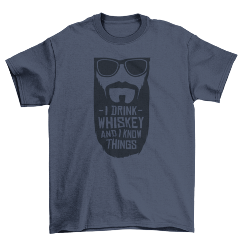 Camiseta de whisky para beber