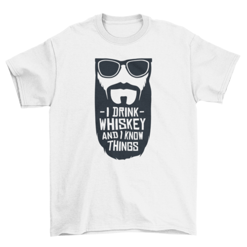 Camiseta de whisky para beber