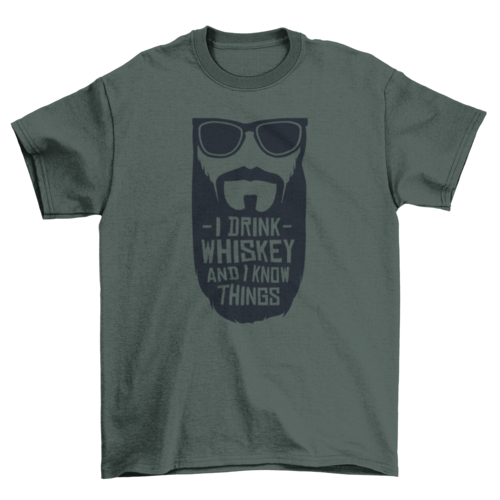 Camiseta de whisky para beber