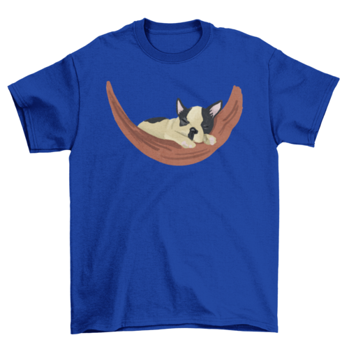 Camiseta Bulldog sleeping on hammock