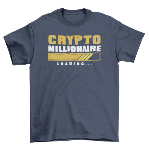 Camiseta "Crypto millionaire loading"