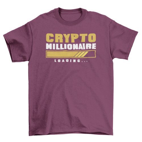 Camiseta "Crypto millionaire loading"
