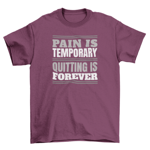 Camiseta de cita motivacional de ejercicio de gimnasio