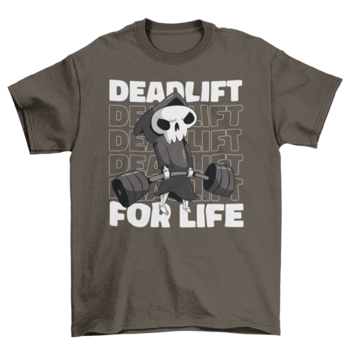 Camisa Deadlift for life weightlifting