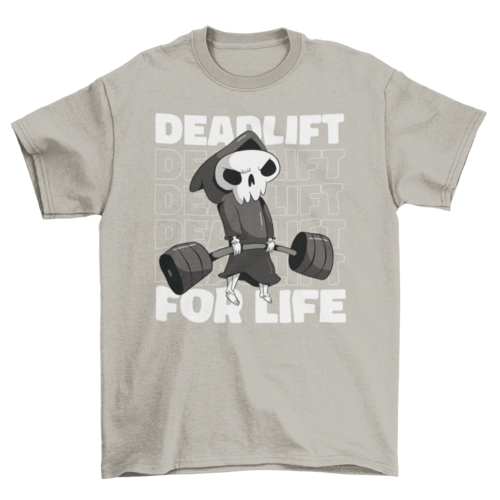 Camisa Deadlift for life weightlifting