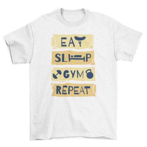 Playera Rutina de gimnasio