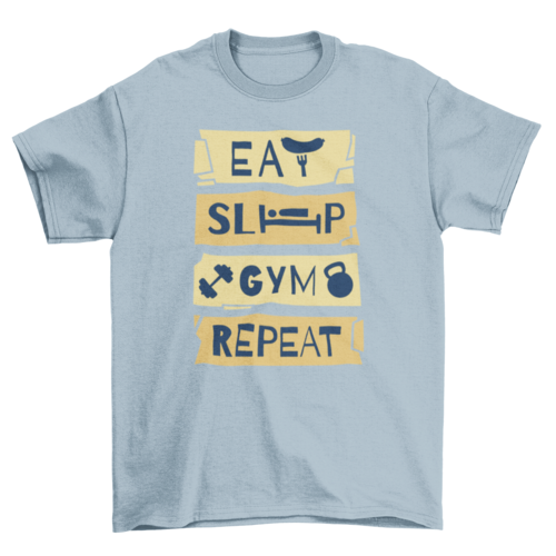 Playera Rutina de gimnasio