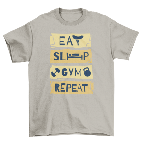 Playera Rutina de gimnasio