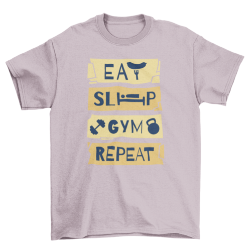 Playera Rutina de gimnasio