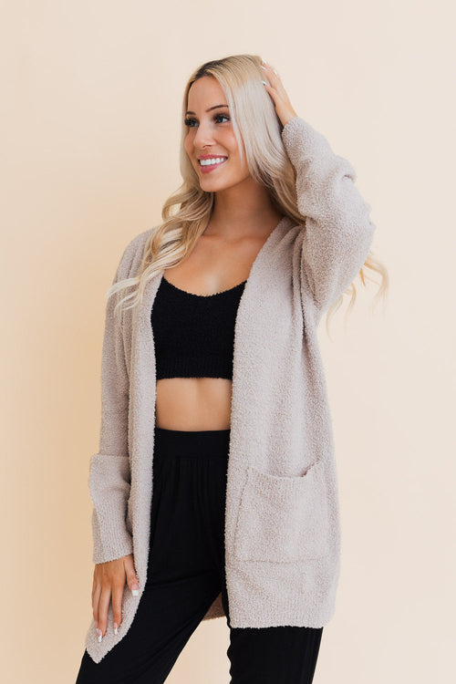 Cárdigan Snuggle Chic Boucle Bliss