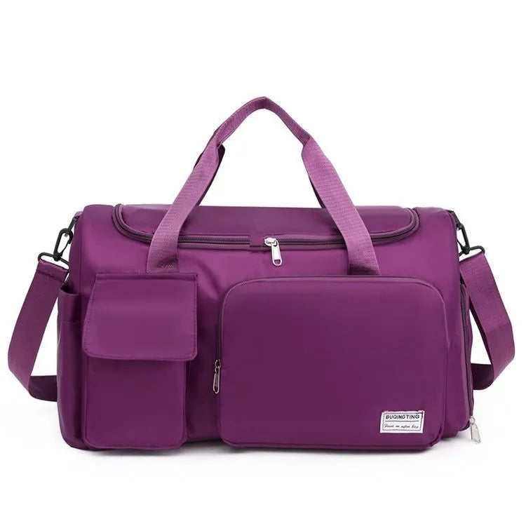 Bolsa de deporte para mujer, fitness seco, mojado, separación, natación, entrenamiento, equipaje multifunción para hombres, bolsa de viaje de un hombro