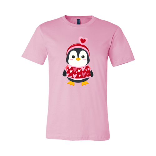 Camisa de pingüino de San Valentín