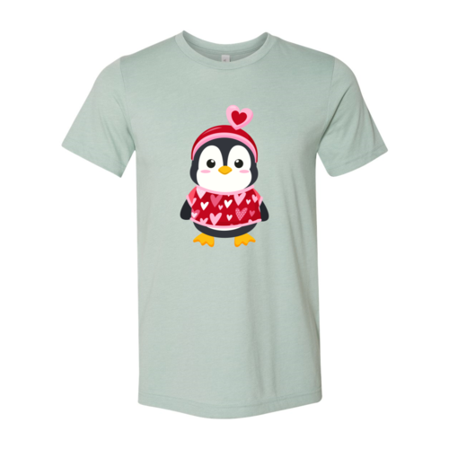 Camisa de pingüino de San Valentín