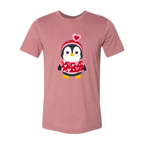 Camisa de pingüino de San Valentín