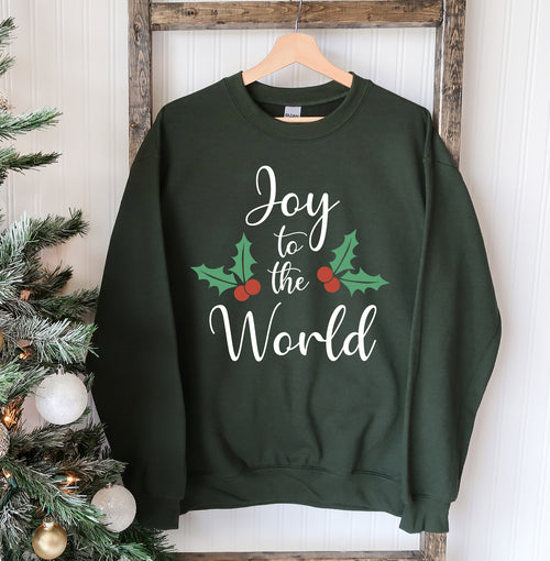 Sudadera De Navidad De Joy To The World